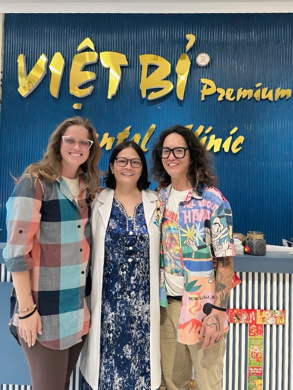 Happy patient with doctor