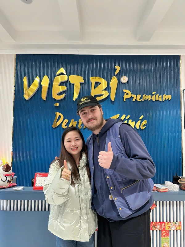 Happy patient with doctor